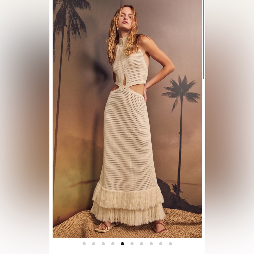 Johanna Ortiz Dramatic Irony Cotton Knit Maxi Dress - Net-A-Porter